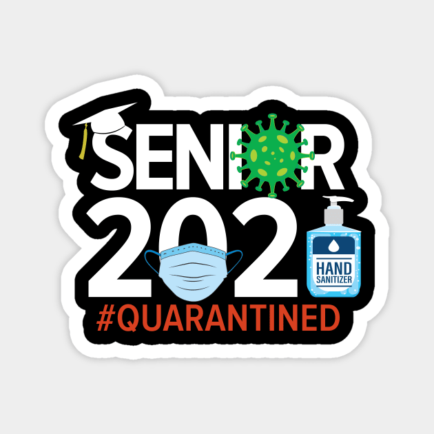 Senior 2021 - Coronavirus Covid-19 Pandemic Quarantine Magnet by ericb