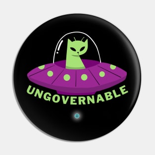 Ungovernable Ufo Cat Pin