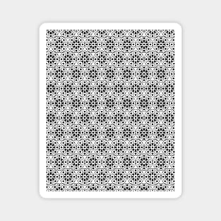 black textured seamless spots pattern design Magnet