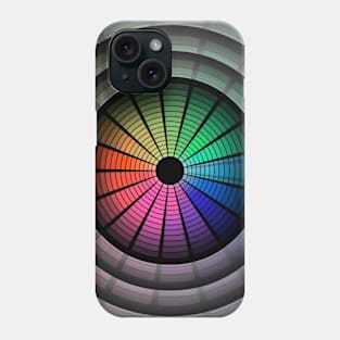 Black Goth Color Wheel Phone Case