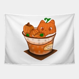 pumpkin drink Tapestry