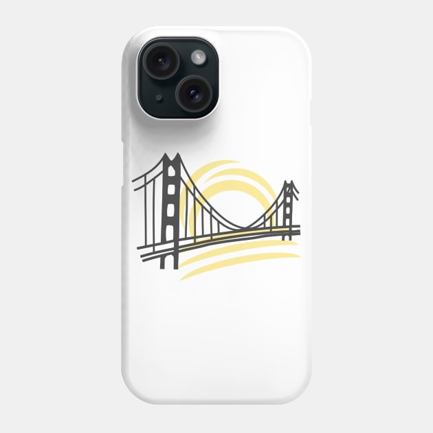 Golden Gate Phone Case by RedRock