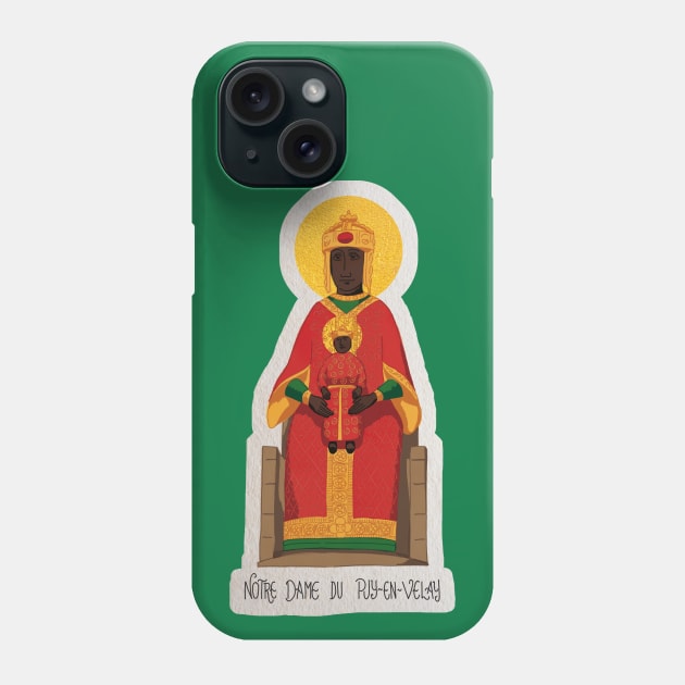 Notre Dame du Puy-en-Velay Phone Case by Ô Bonne Mère