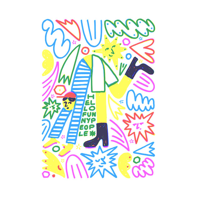 Hello Funny Doodle by Hellofunnypeople