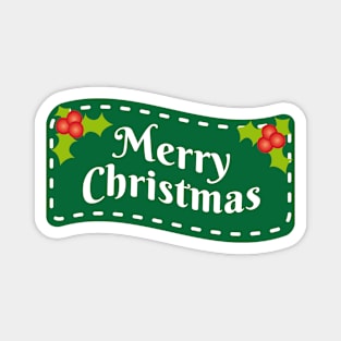 Merry Christmas flag Magnet