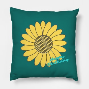 Sunflower Pillow