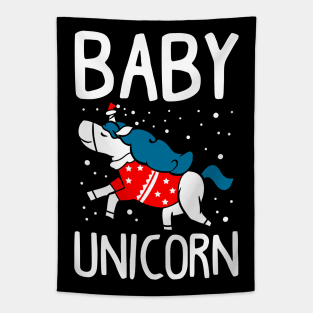 Matching Unicorn Ugly Christmas Sweatshirts Tapestry