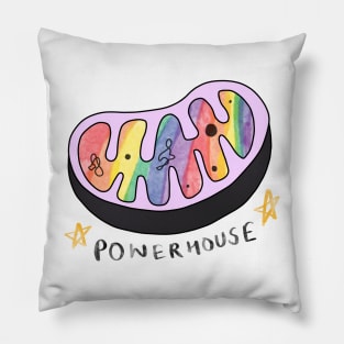 LGBTQ Mitochondria Powerhouse Pillow