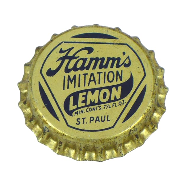 Hamm's Prohibition Lemon Soda Bottlecap by Eugene and Jonnie Tee's