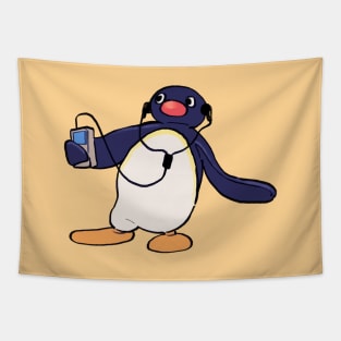 noot penguin vibin' meme / pingu Tapestry