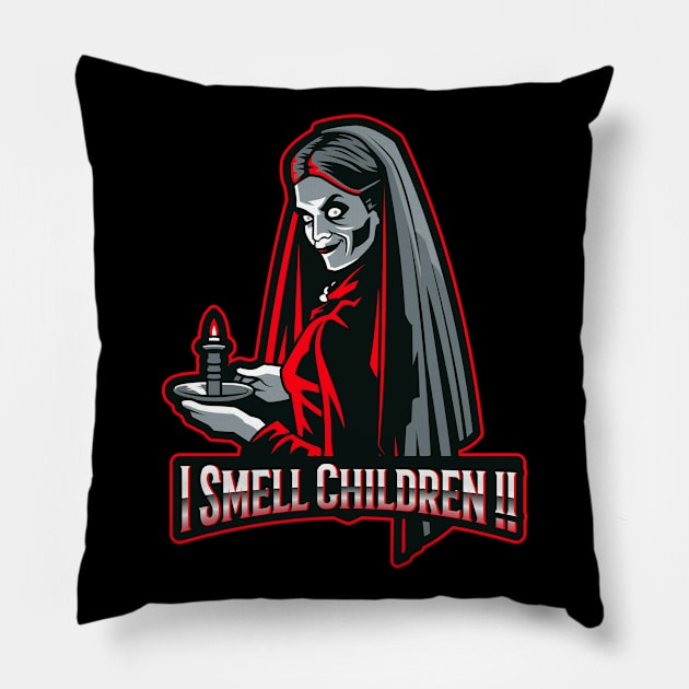 I Smell Children Zombie Halloween Costumes 2020 Pillow by Dody