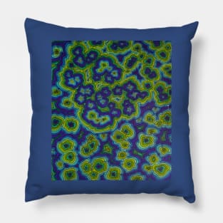 Zen Doodles in Blues & Greens 2 Pillow