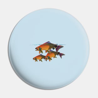 Traveling Trout Pin