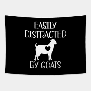 Goat - Easily distracted by goats w Tapestry