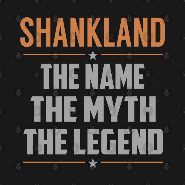 SHANKLAND The Name The Myth The Legend by YadiraKauffmannkq