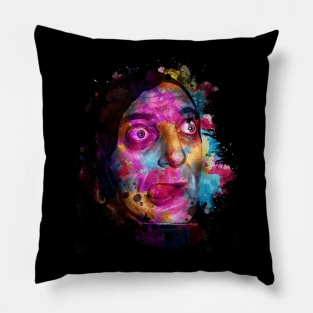 Marty Feldman as 'Eyegor' - Watercolor Illustration Pillow