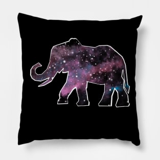 Galaxy elephant Pillow