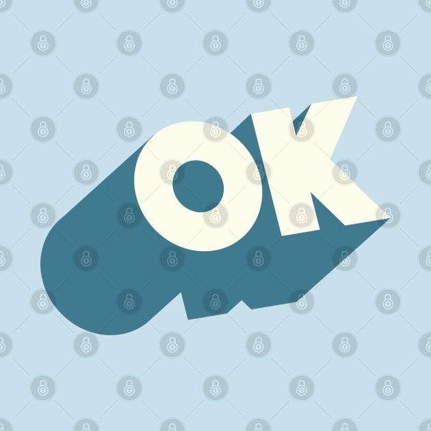 OK //// Ok Logo Blocky Design #3 by DankFutura