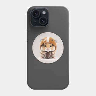 Hamster playing American Football Phone Case