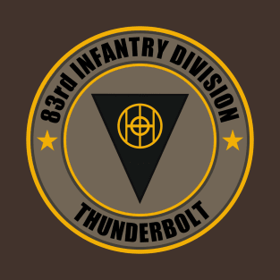 83rd Infantry Division Patch Thunderbolt T-Shirt