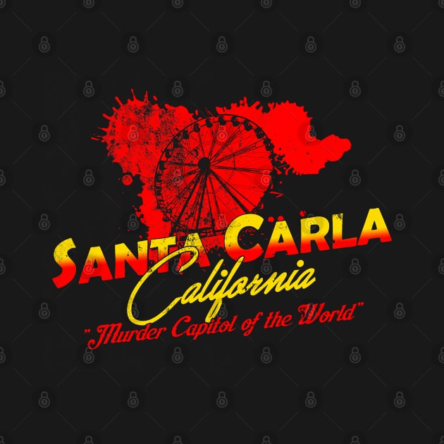 Santa Carla California, distressed by hauntedjack