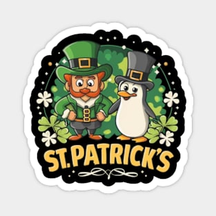 St. Patrick's Penguin Magnet