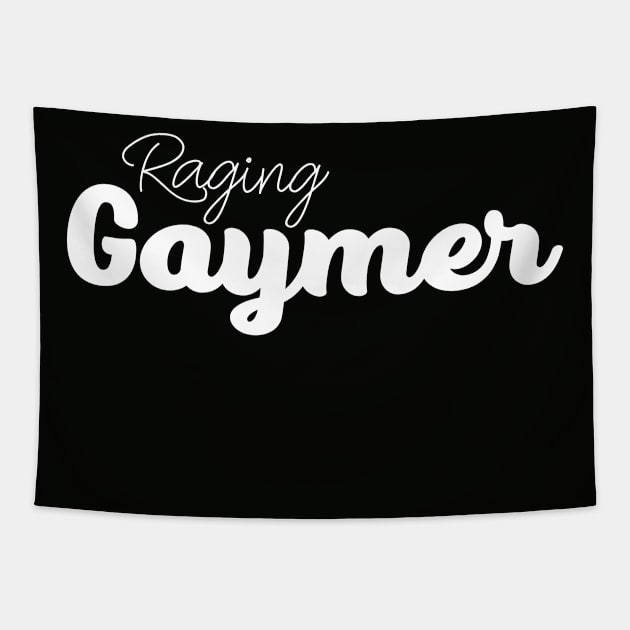 Raging Gaymer Tapestry by RussellTateDotCom