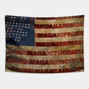 MAGAnificent Old Glory MAGA Gear Tapestry