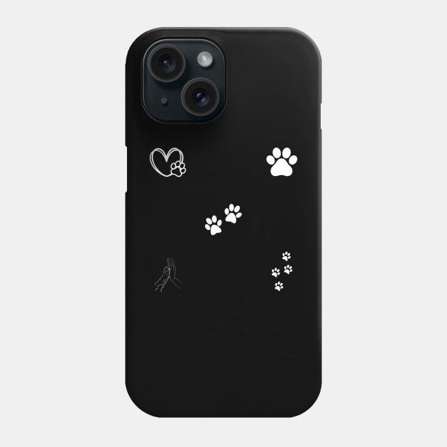 Dog Paws Phone Case by BlackMeme94