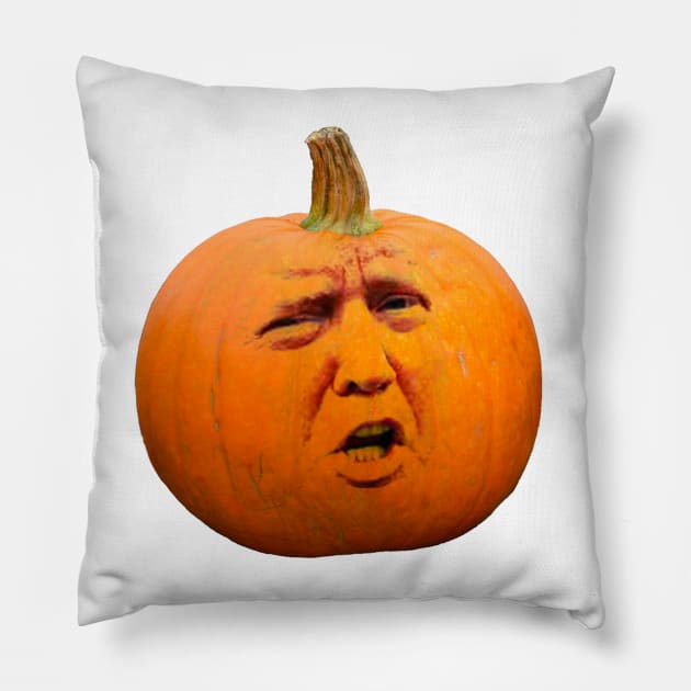 Halloween Trump Pillow by Soll-E