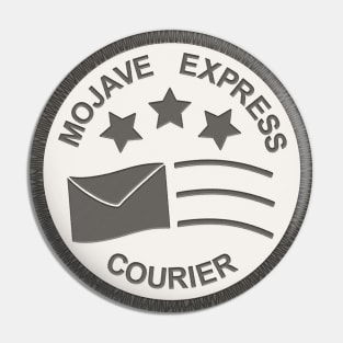 Mojave Express Courier "Patch" [Black on White] Pin