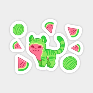 Watermelon Tiger Magnet