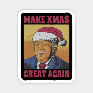 Christmas trump santa claus Magnet