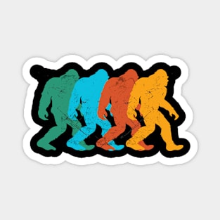 FOUR BIGFOOT RETRO VINTAGE Magnet