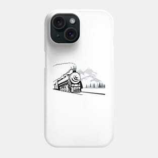 Steam Locomotive Retro Phone Case