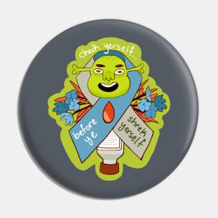 Diabetes Shrek Pin