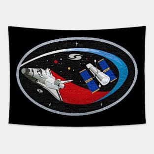 Black Panther Art - NASA Space Badge 125 Tapestry