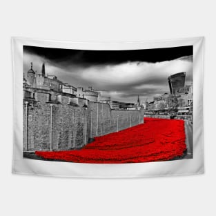 Tower Of London Poppies Red Poppy UK Tapestry