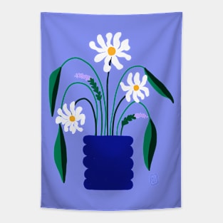 Purple Daisy Tapestry