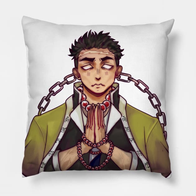 Kimetsu no yaiba -Himejima Gyomei Pillow by Antropix