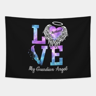 Love Husband My Guardian Angel Tapestry