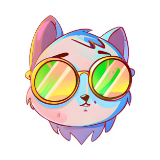 Cat wearing sunglasses T-Shirt