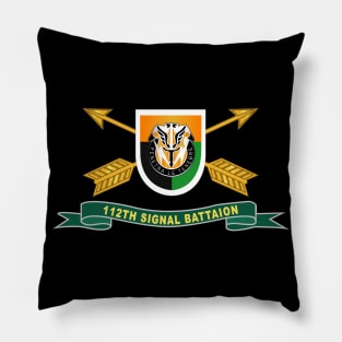 112th Signal Battalion w SF Branch - Flash w Br - Ribbon X 300 Pillow