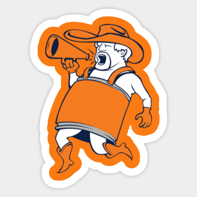 Barrel Man Denver Broncos Nfl Denver Broncos Aufkleber Teepublic De