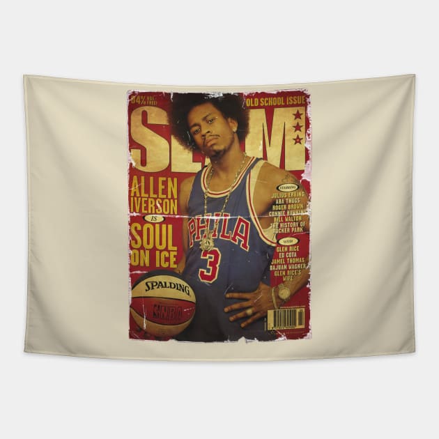 Soul On Ice // Vintage Cover Style Tapestry by bromoview