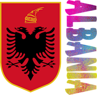 Albania Coat of Arms Design Magnet
