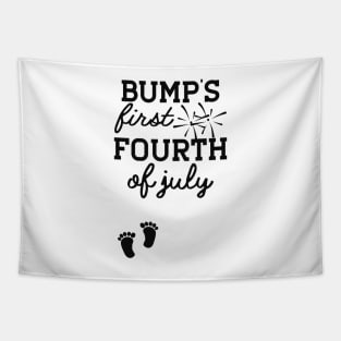 Pregnancy - Bump's first fourth of july Tapestry