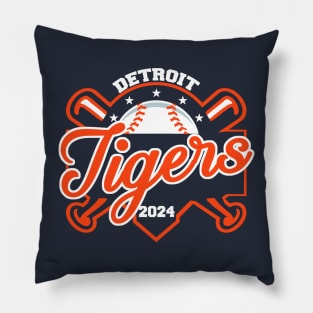 Tigers Baseball Pillow