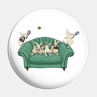 armchair tennis Pin