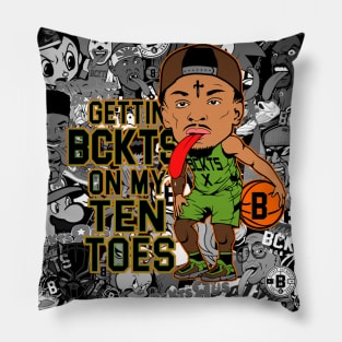 Bckts Cltr Basketball Pillow